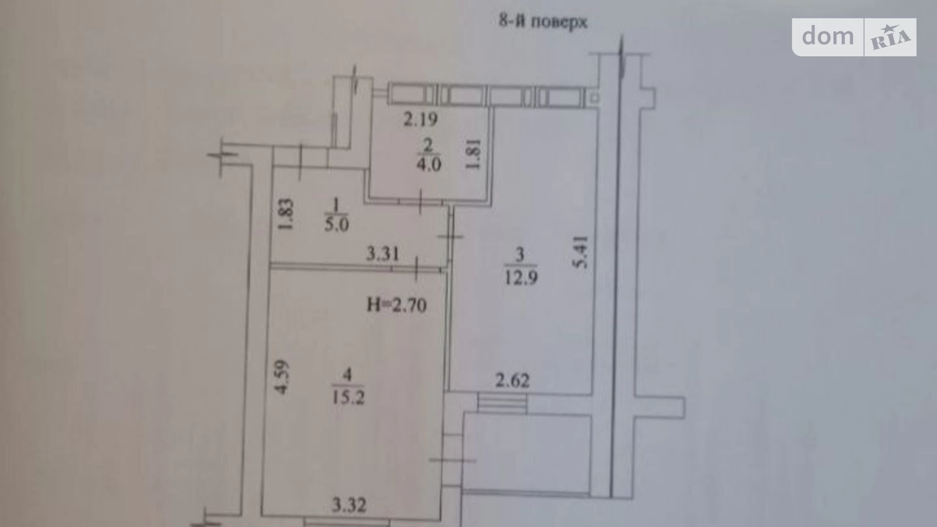 Продается 1-комнатная квартира 36.9 кв. м в Харькове, ул. Борткевича, 9 - фото 2