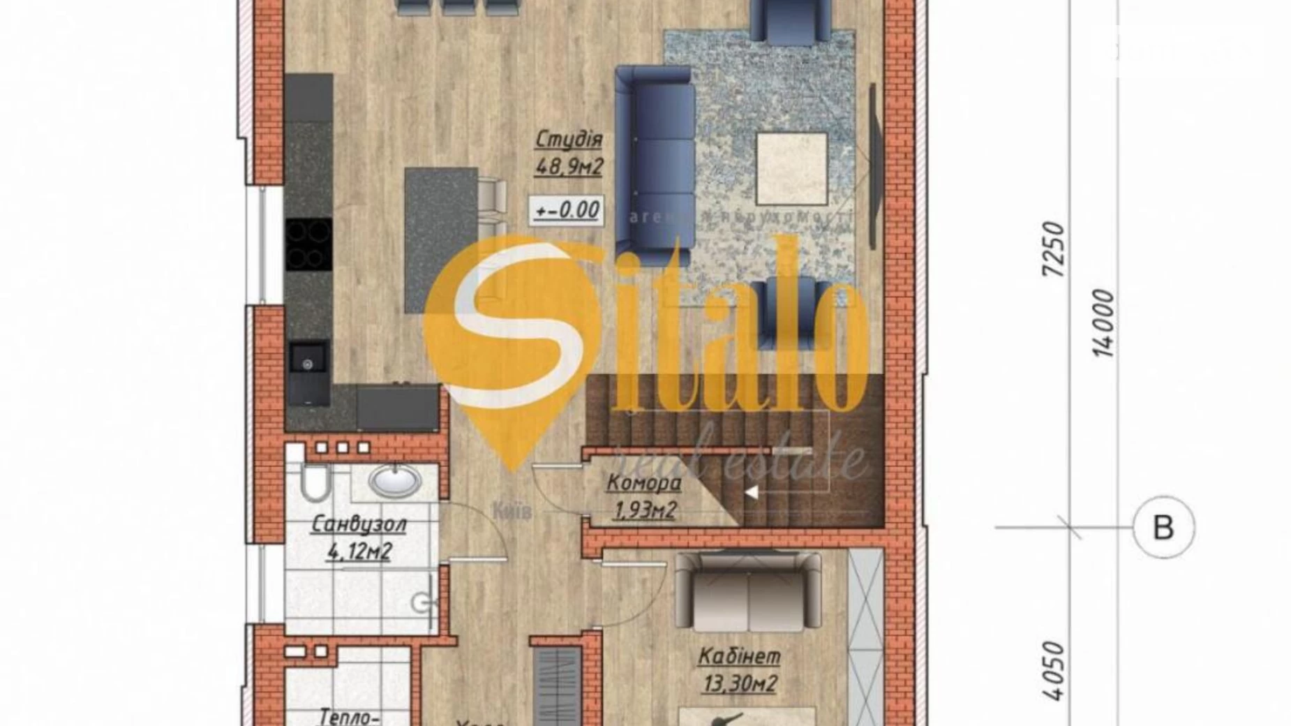 Продается дом на 2 этажа 177 кв. м с камином, цена: 155000 $ - фото 4