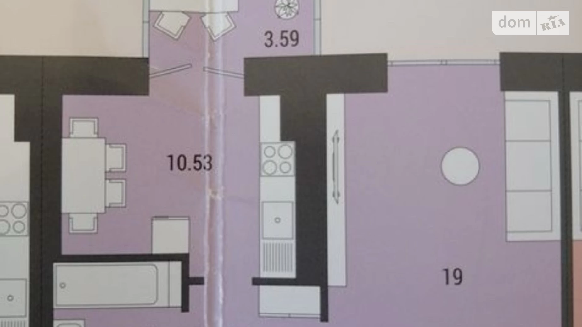 Продается 1-комнатная квартира 42 кв. м в Ровно, ул. Гайдамацкая, 13Б - фото 5