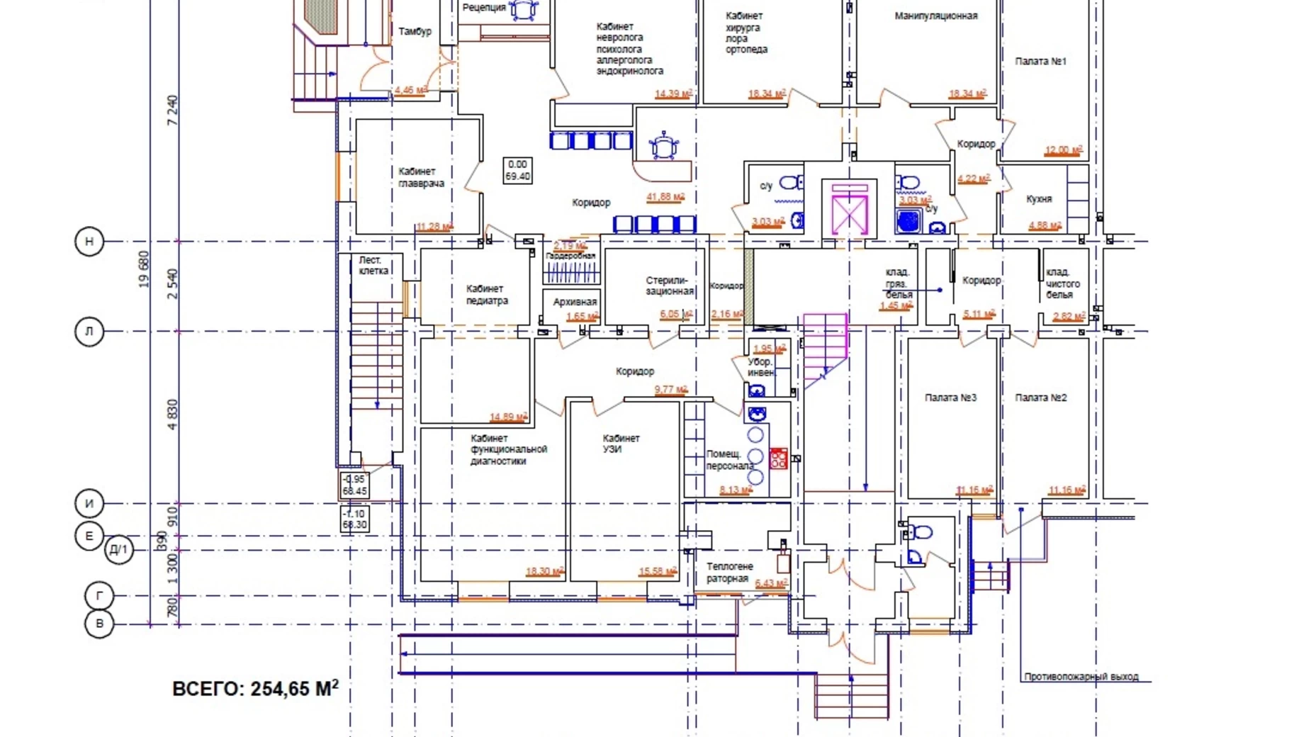 Сдается в аренду помещения свободного назначения 254.65 кв. м в 1-этажном здании, цена: 1250 € - фото 4