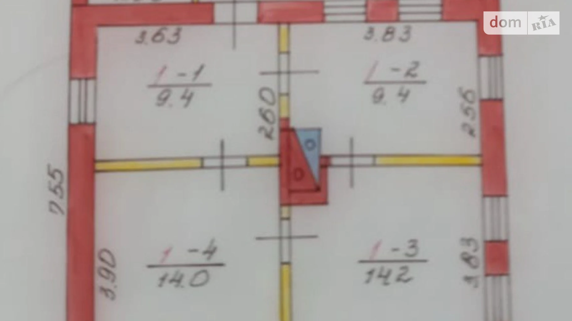 Продается одноэтажный дом 59.7 кв. м с балконом, цена: 5500 $ - фото 2