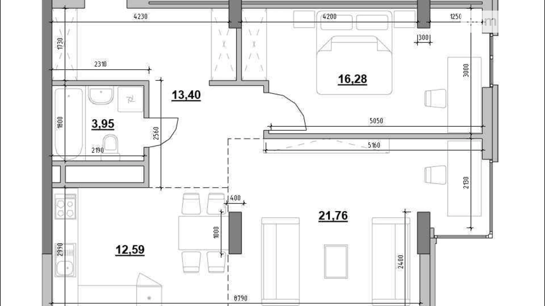 Продается 2-комнатная квартира 68.3 кв. м в Львове, ул. Владимира Великого - фото 4