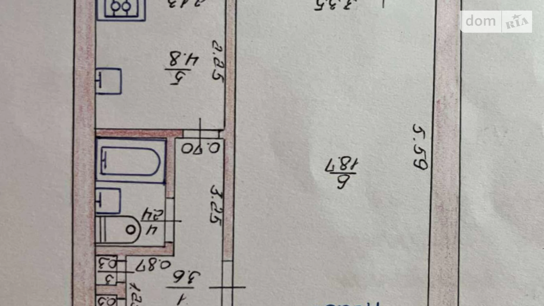 1-комнатная квартира 31 кв. м в Луцке, просп. Возрождение, 12А - фото 2