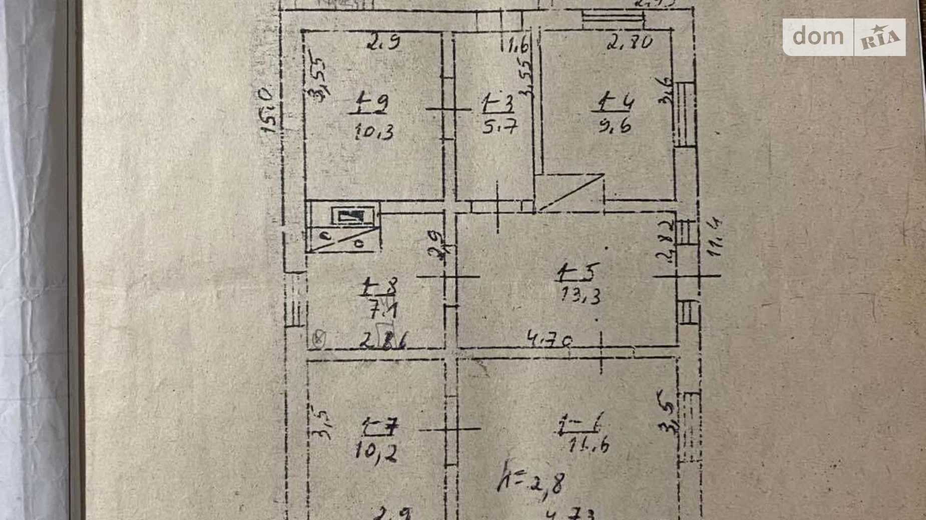 Продается дом на 2 этажа 120 кв. м с камином, цена: 26000 $ - фото 4