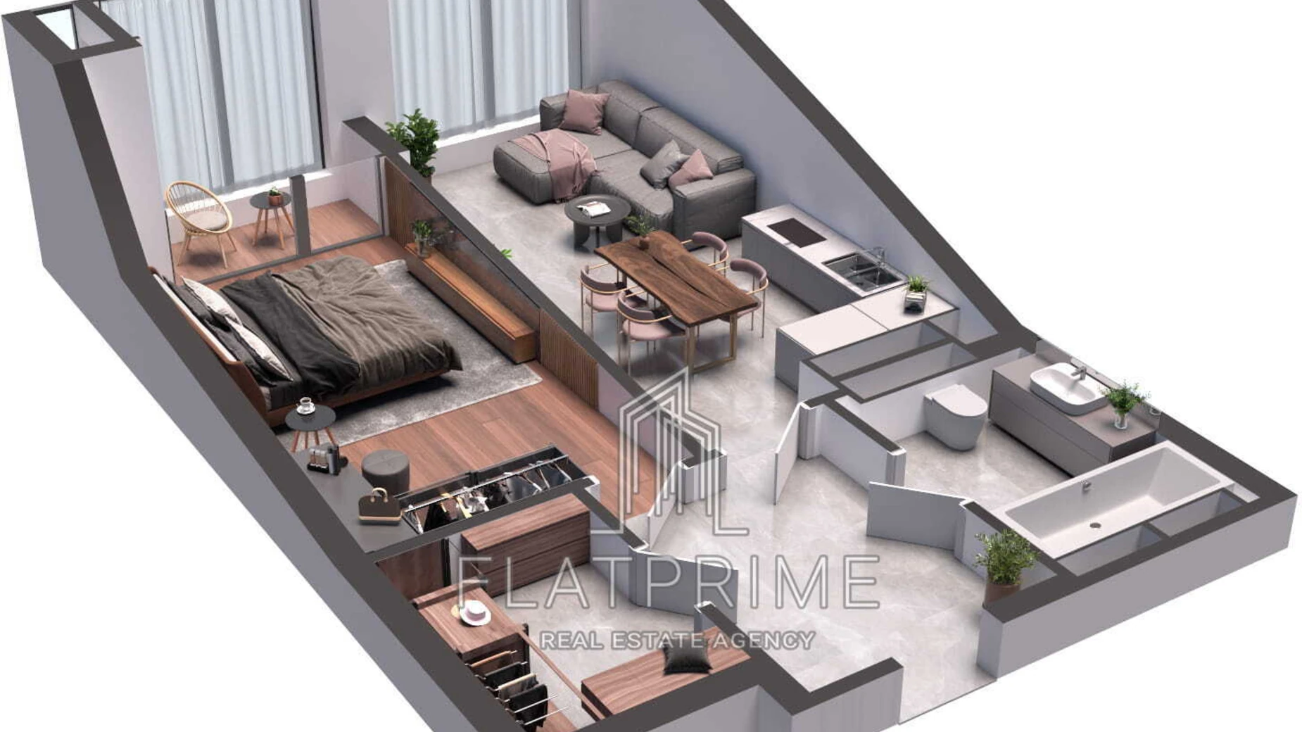 Продается 1-комнатная квартира 54.87 кв. м в Киеве, цена: 159123 $ - фото 3