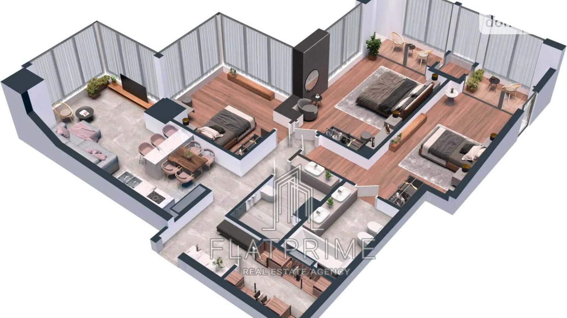 Продается 3-комнатная квартира 117.1 кв. м в Киеве, цена: 316170 $ - фото 3