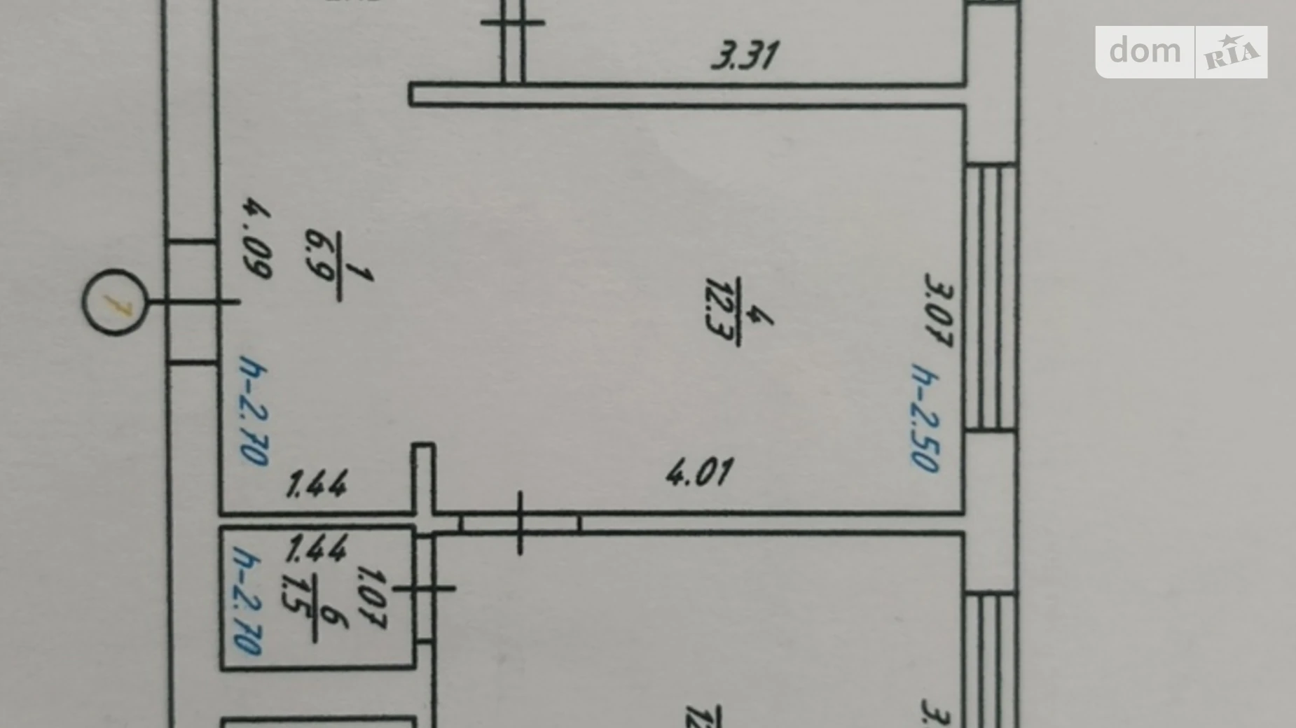 Продается 2-комнатная квартира 47.7 кв. м в, цена: 25000 $ - фото 2