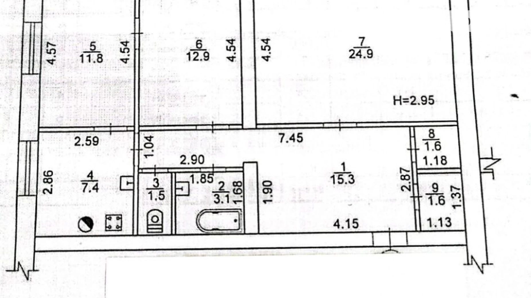 Продается 3-комнатная квартира 81 кв. м в Самаре, пл. Героев(Ленина), 12 - фото 3