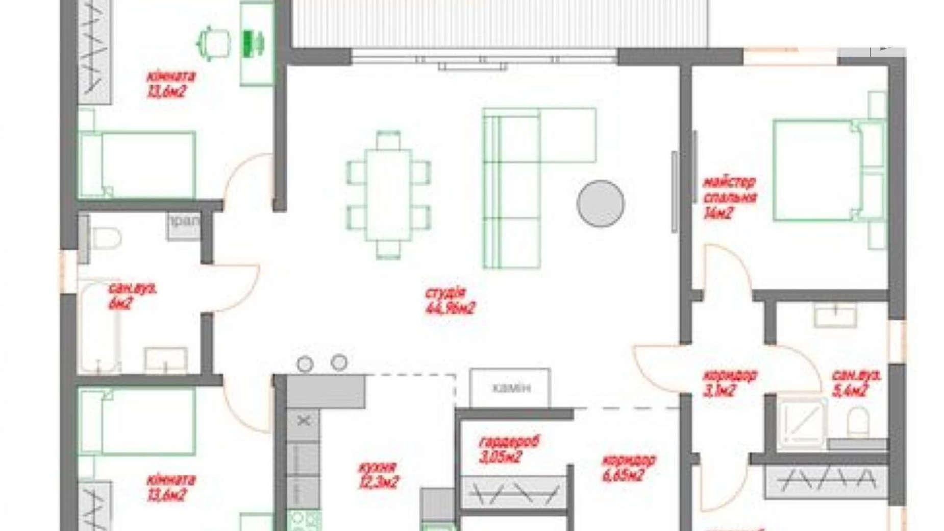 Продается одноэтажный дом 140 кв. м с мансардой, цена: 149000 $ - фото 5