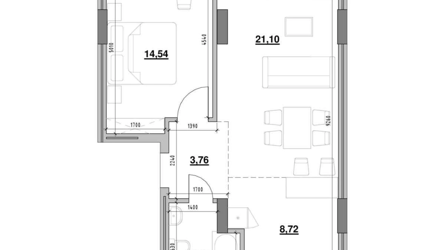 Продается 2-комнатная квартира 53.3 кв. м в Львове, ул. Владимира Великого, 10В - фото 2