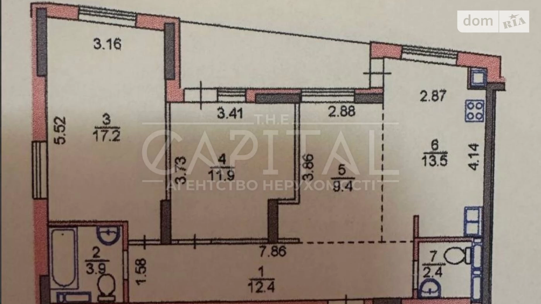 Продається 2-кімнатна квартира 76 кв. м у Києві, вул. Дубищанська - фото 4