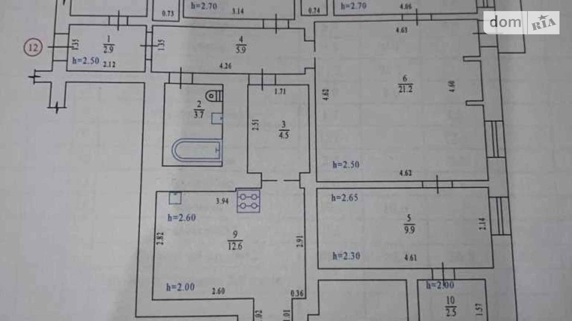 Продається 4-кімнатна квартира 87 кв. м у Полтаві, вул. Пилипа Орлика - фото 2