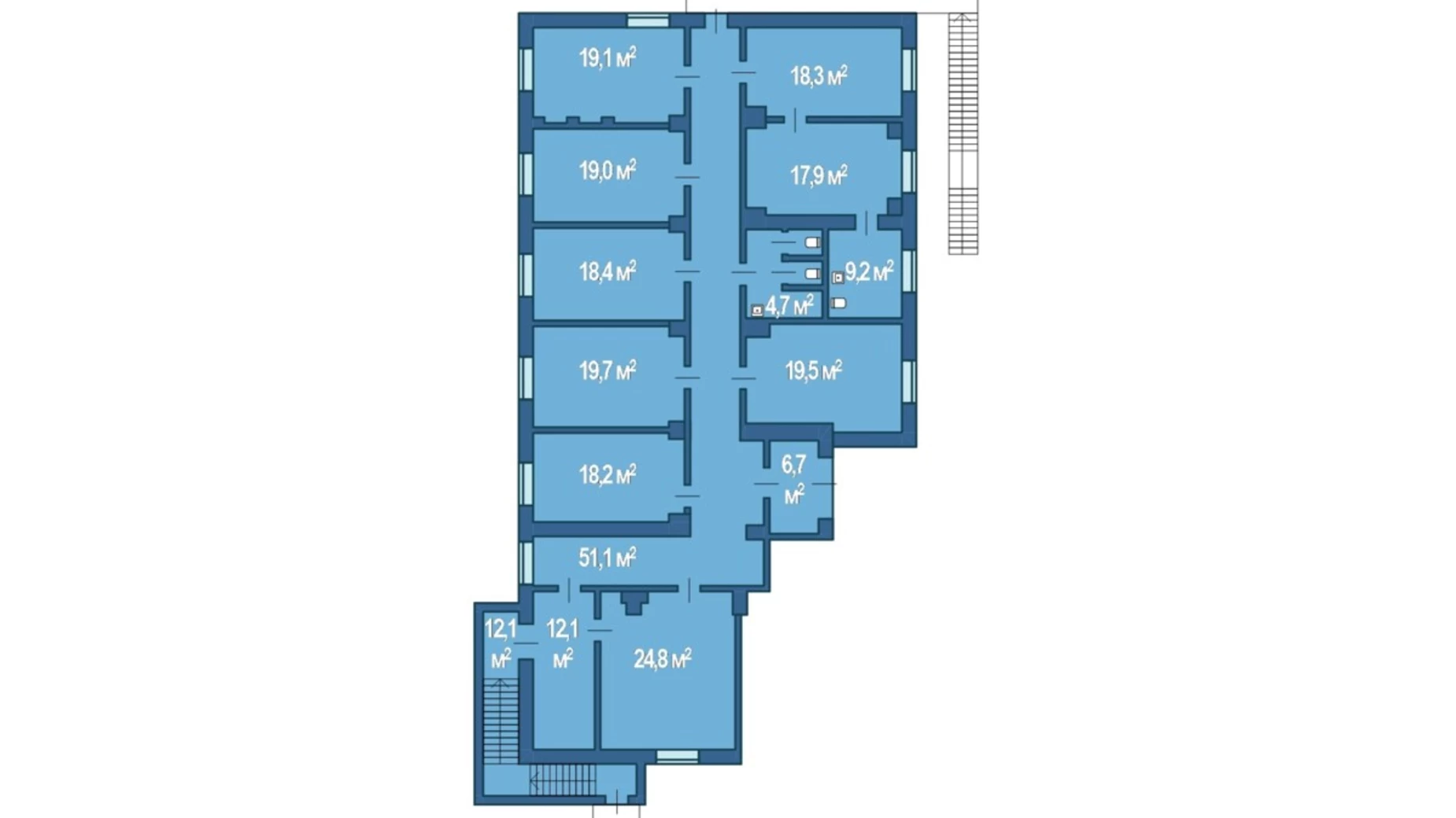 Сдается в аренду офис 266.3 кв. м в бизнес-центре, цена: 33000 грн - фото 2
