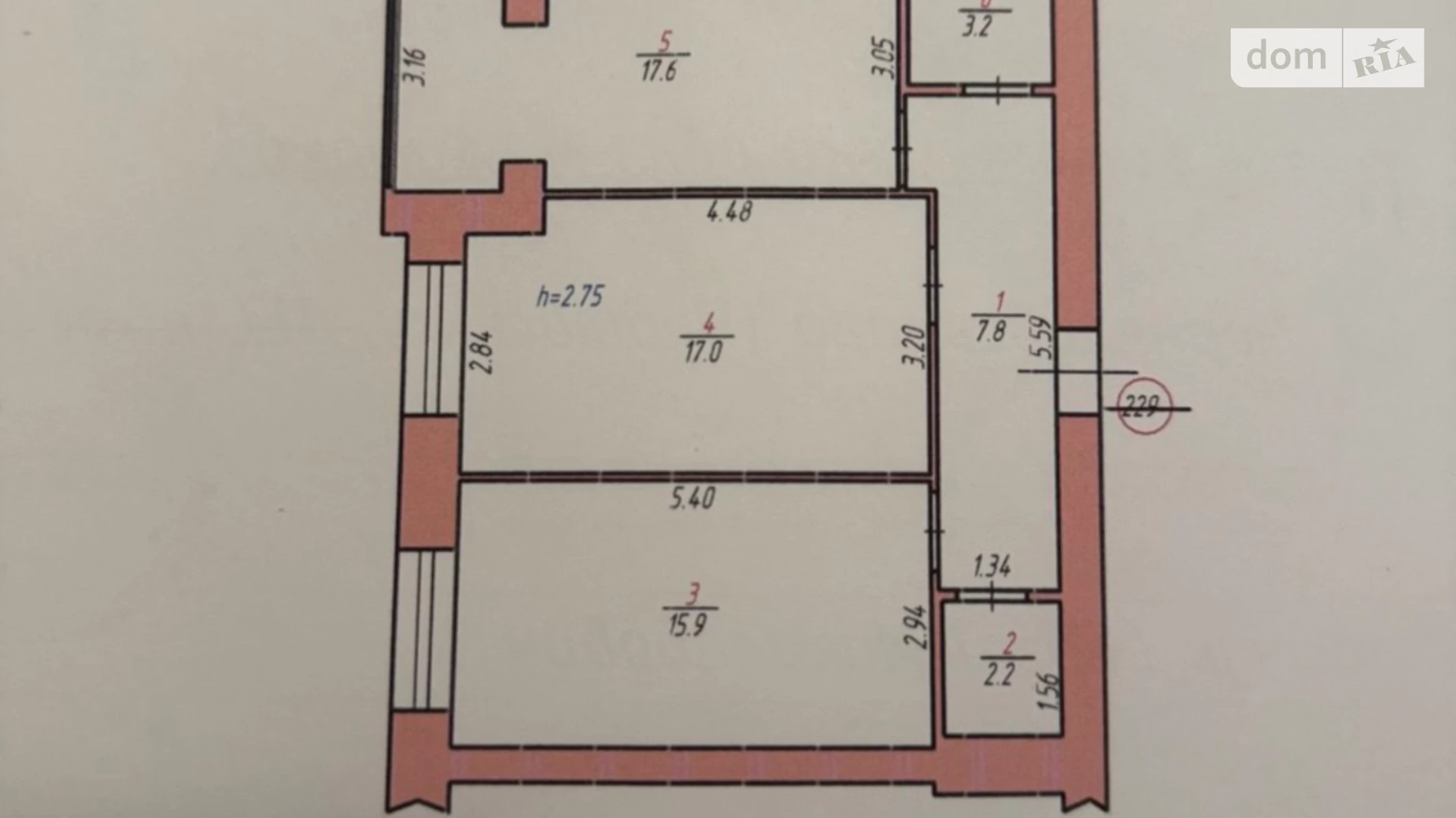 Продается 2-комнатная квартира 63 кв. м в Житомире, вул. Чудновская, 113А - фото 3