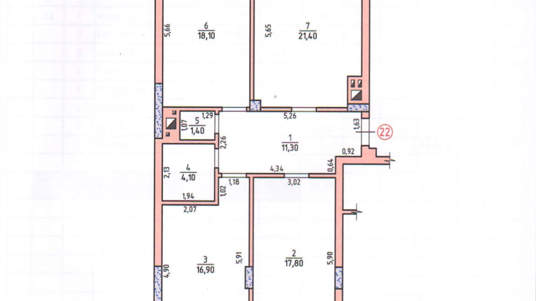 Продається 3-кімнатна квартира 93.7 кв. м у Чернівцях, пр. Віденський  - фото 3