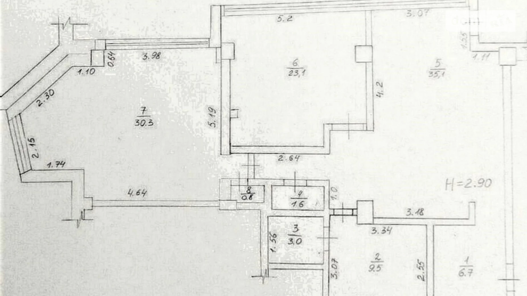 Продается 2-комнатная квартира 110 кв. м в Харькове, ул. Культуры, 22Б - фото 2