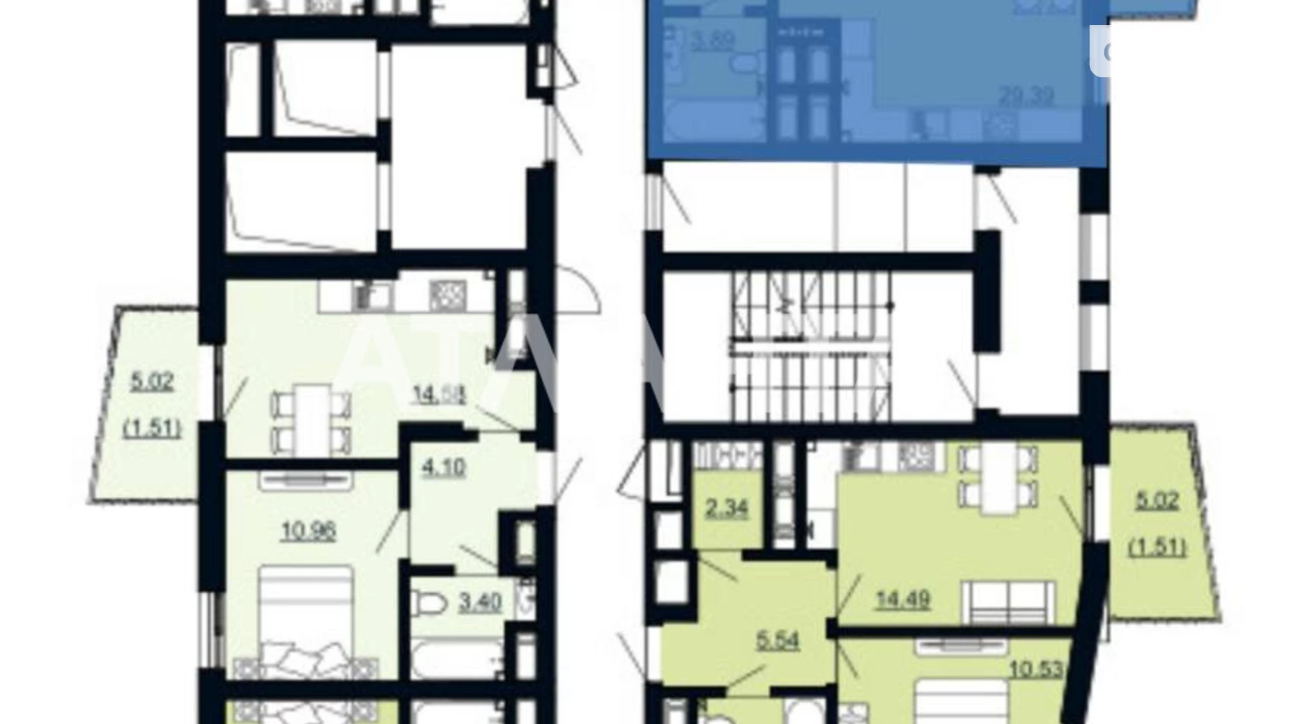 Продается 2-комнатная квартира 67.37 кв. м в Львове, ул. Щурата - фото 4