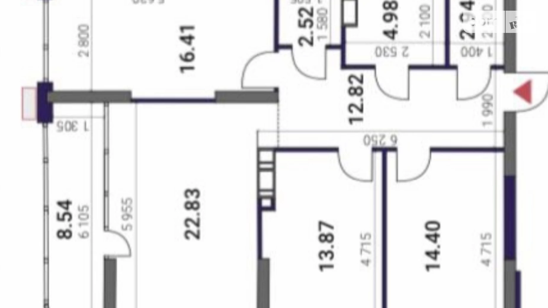 Продается 3-комнатная квартира 99.7 кв. м в Киеве, ул. Причальная, 10 - фото 4