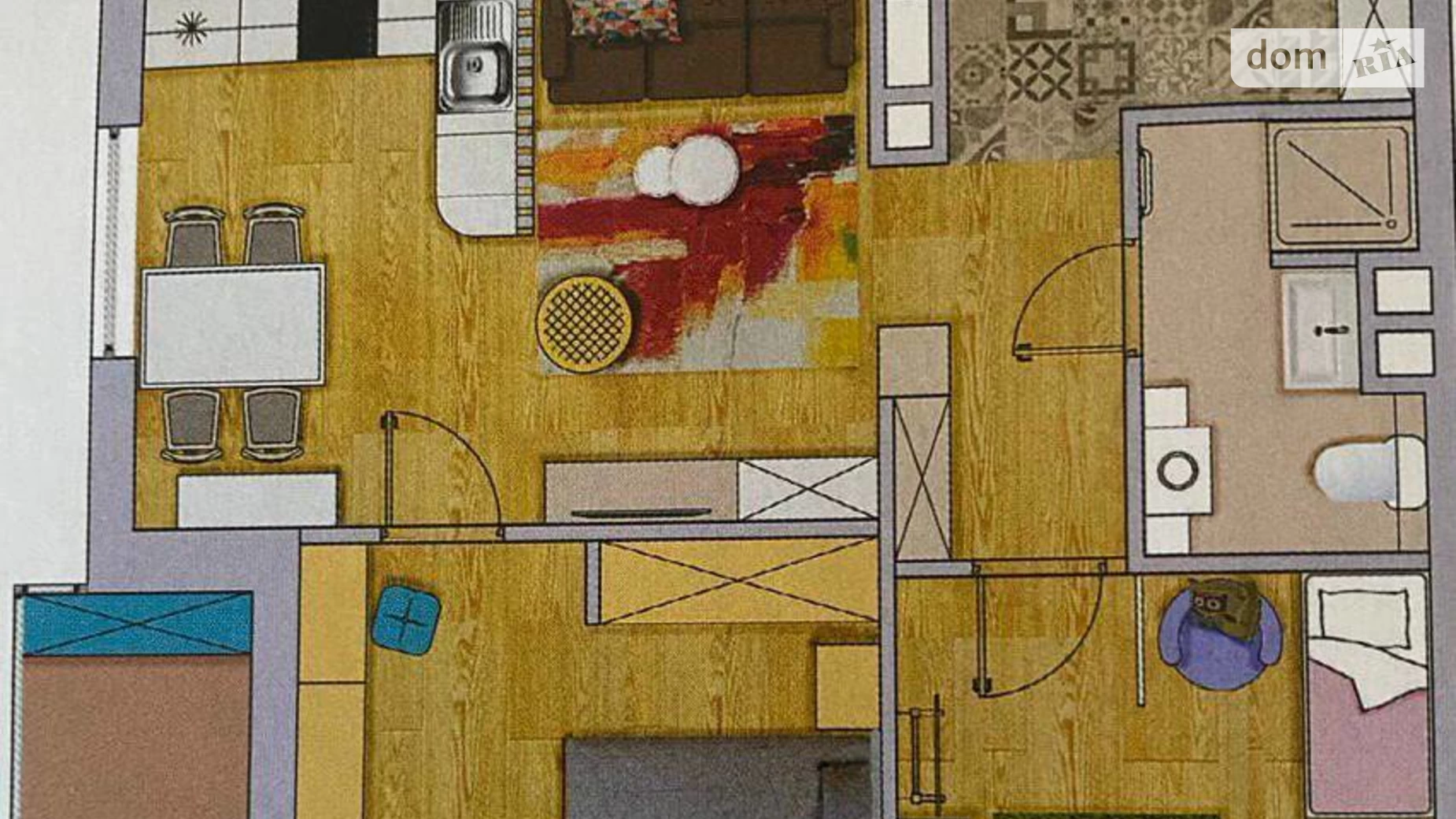 Продается 2-комнатная квартира 71.9 кв. м в Киеве, ул. Анатолия Петрицкого, 23 - фото 2