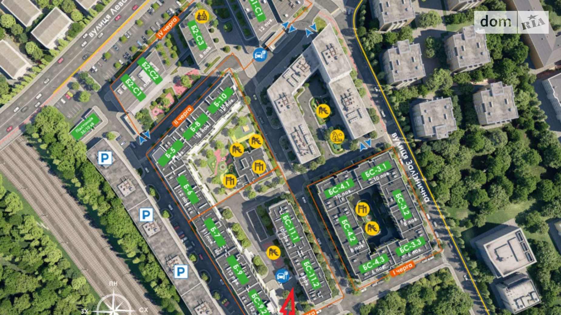 Продается 2-комнатная квартира 54.46 кв. м в Львове, ул. Железнодорожная, 141 - фото 2