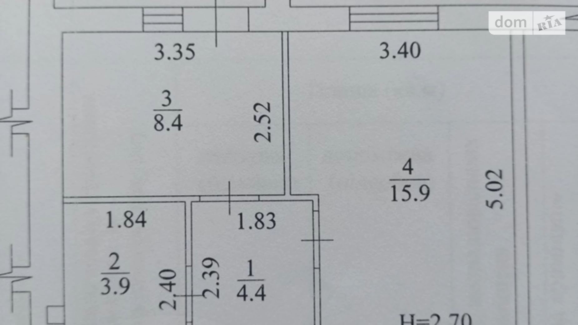 Продается 1-комнатная квартира 34.5 кв. м в Харькове, ул. Академика Барабашова, 14Б - фото 3