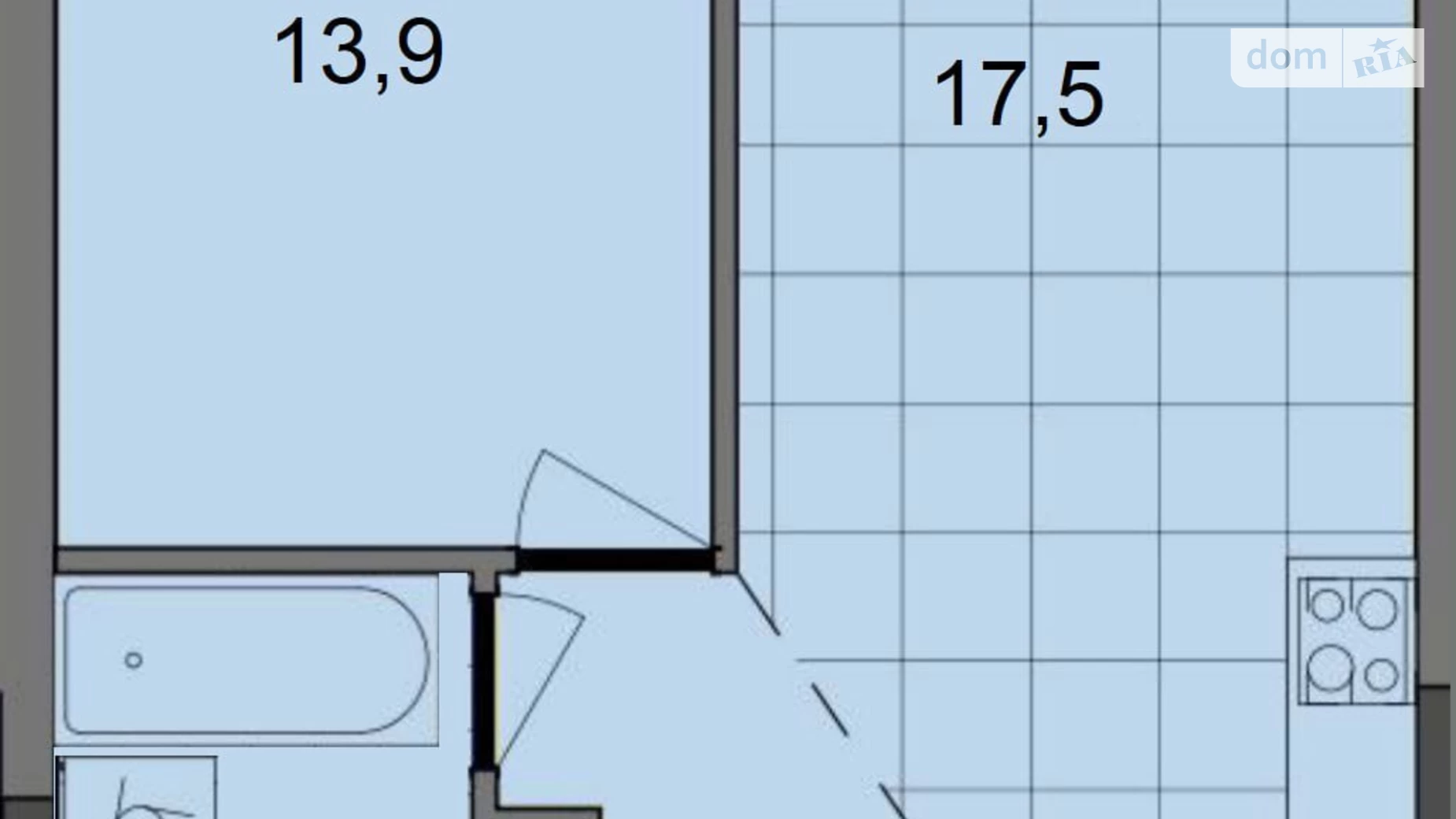Продается 1-комнатная квартира 44.7 кв. м в Киеве, ул. Виктора Некрасова(Северо-Сырецкая), 10 - фото 2