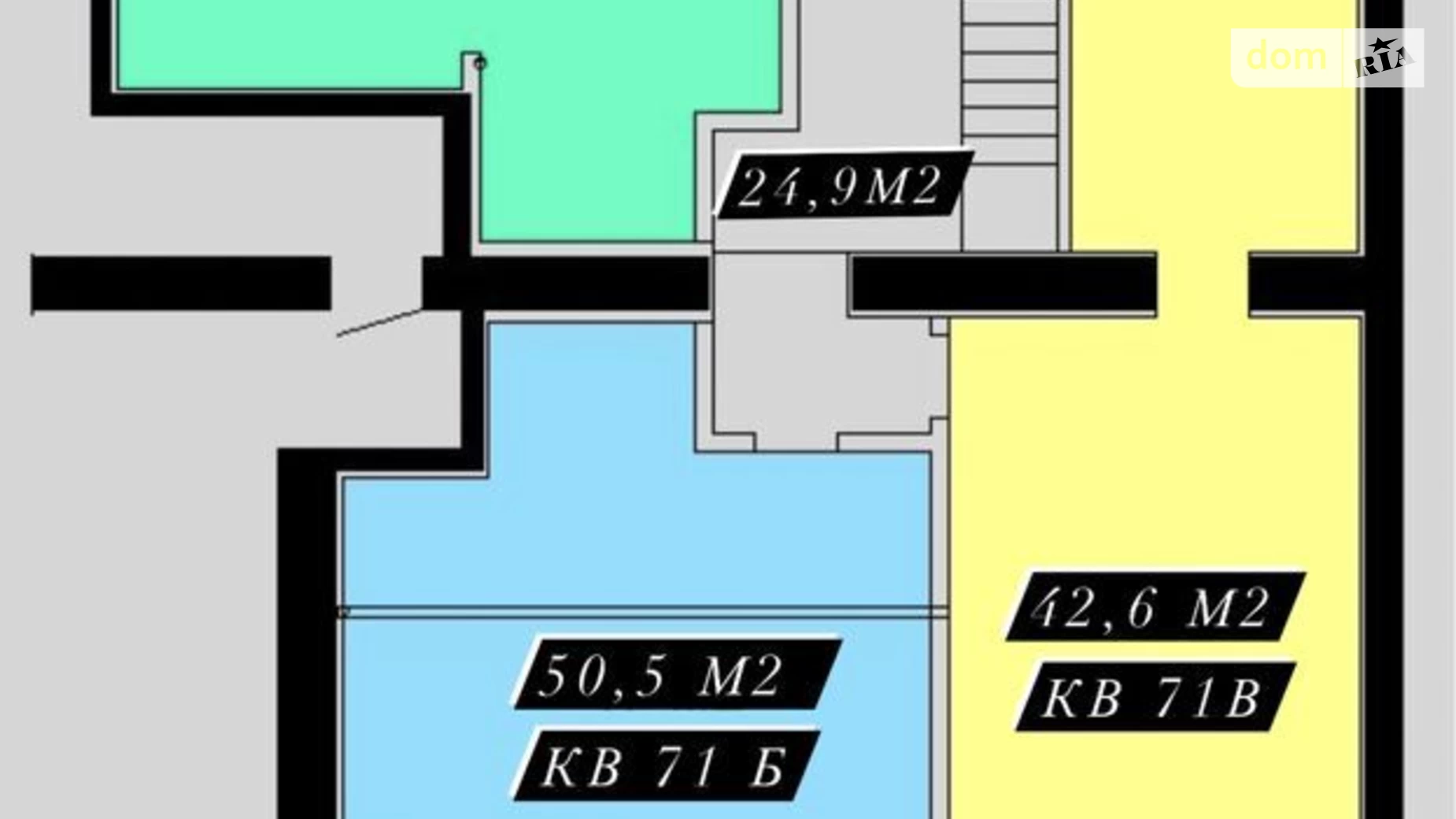 Продается 1-комнатная квартира 42.9 кв. м в Днепре, ул. Любарского, 36 - фото 4