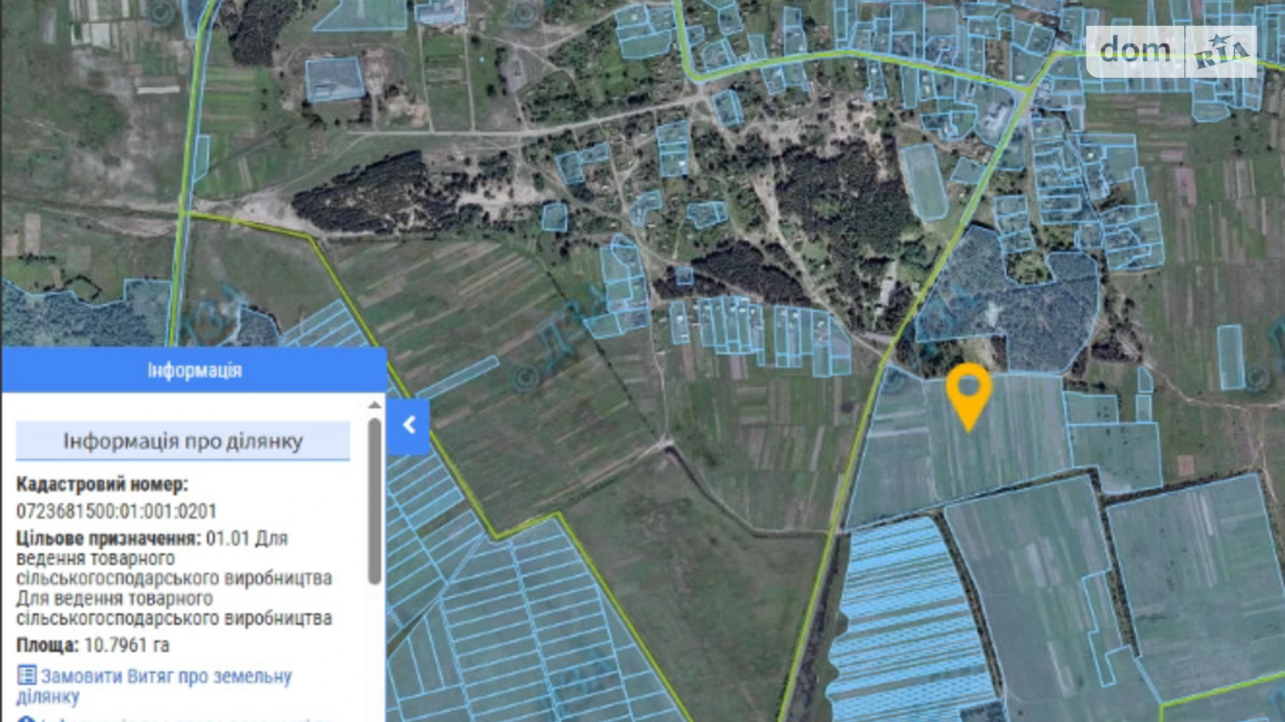 Здається в оренду земельна ділянка 10.7961 соток у Волинській області, цена: 32375 грн - фото 2