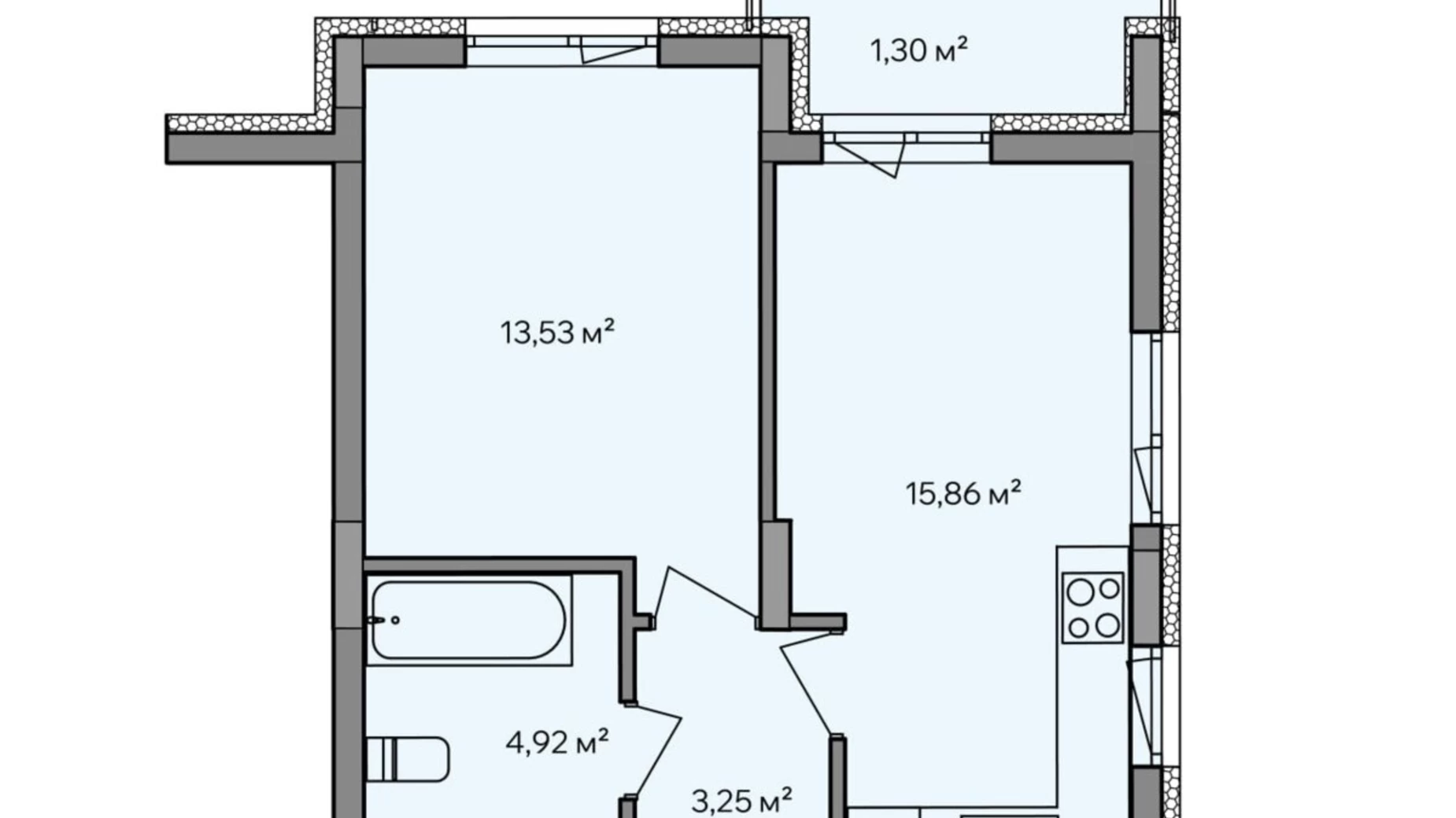 Продається 1-кімнатна квартира 37 кв. м у Ужгороді, вул. Миколи Бобяка, 1Б - фото 5