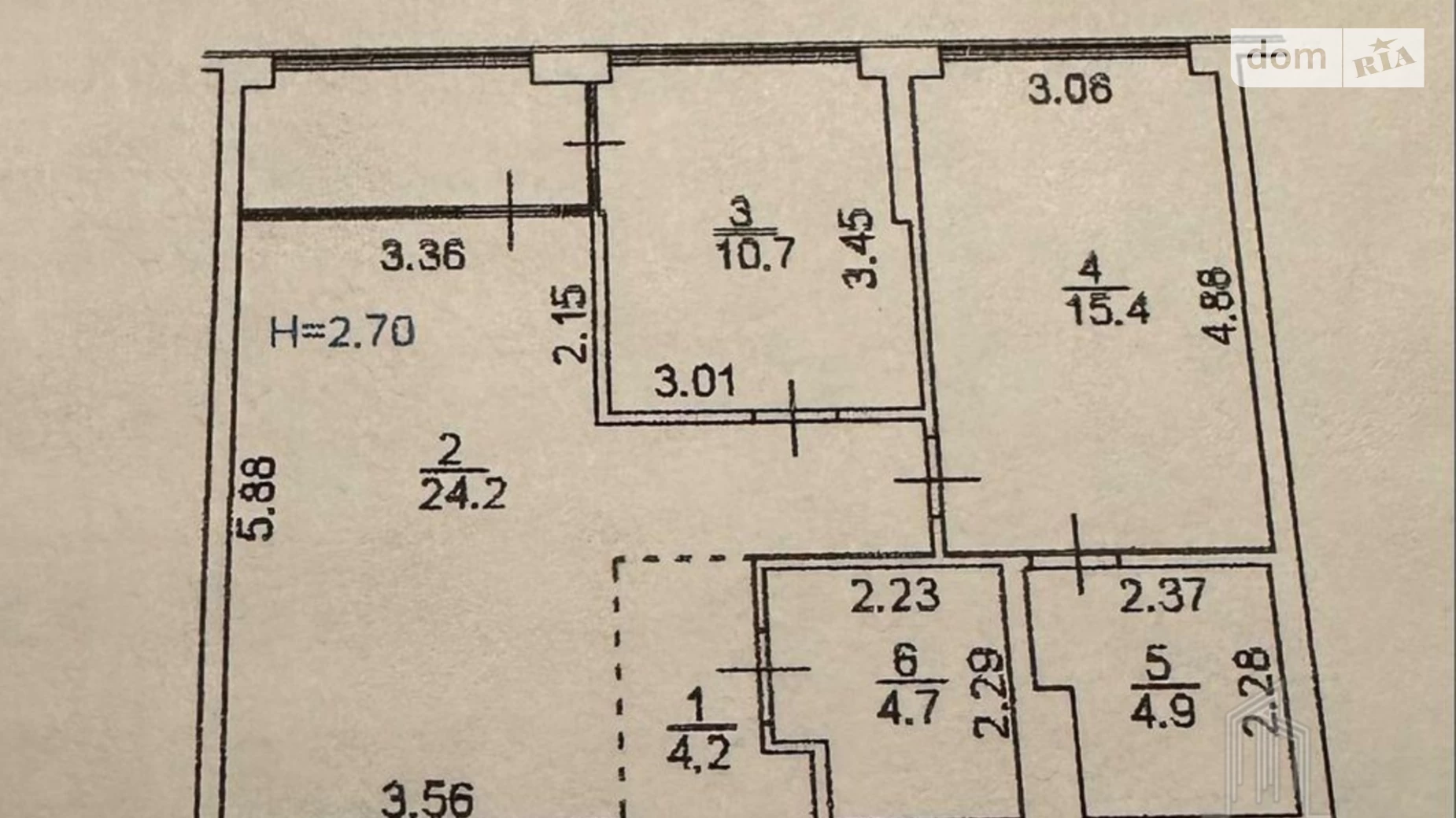 Продается 2-комнатная квартира 69 кв. м в Киеве, ул. Виктора Некрасова(Северо-Сырецкая), 12А - фото 2