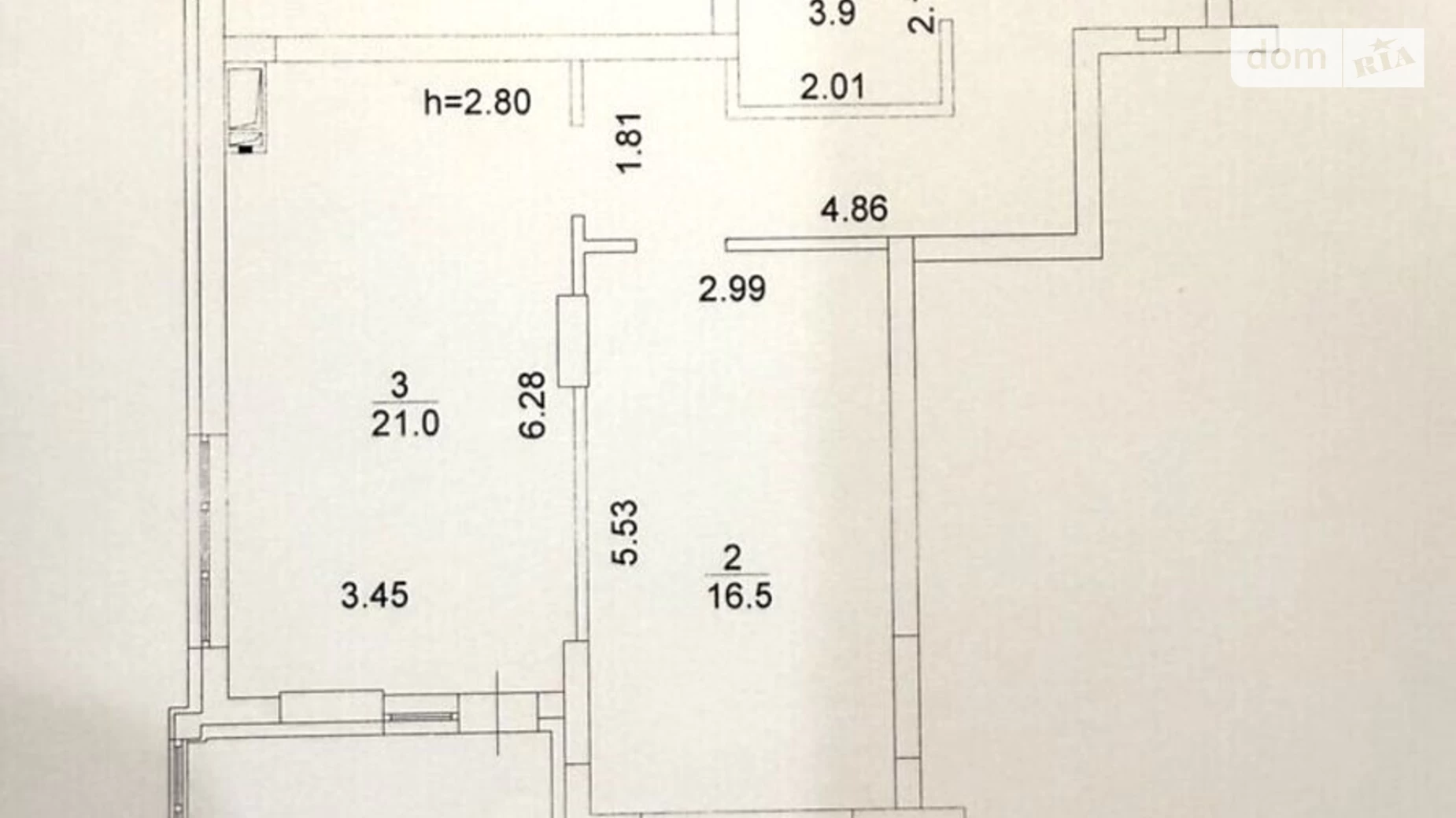 Продается 1-комнатная квартира 58.2 кв. м в Киеве, ул. Вышгородская, 45Г - фото 2