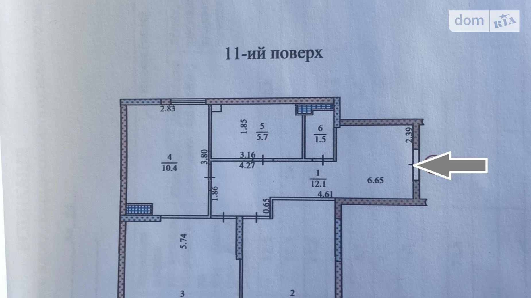 2-комнатная квартира 71 кв. м в Тернополе, ул. Белогорская - фото 3