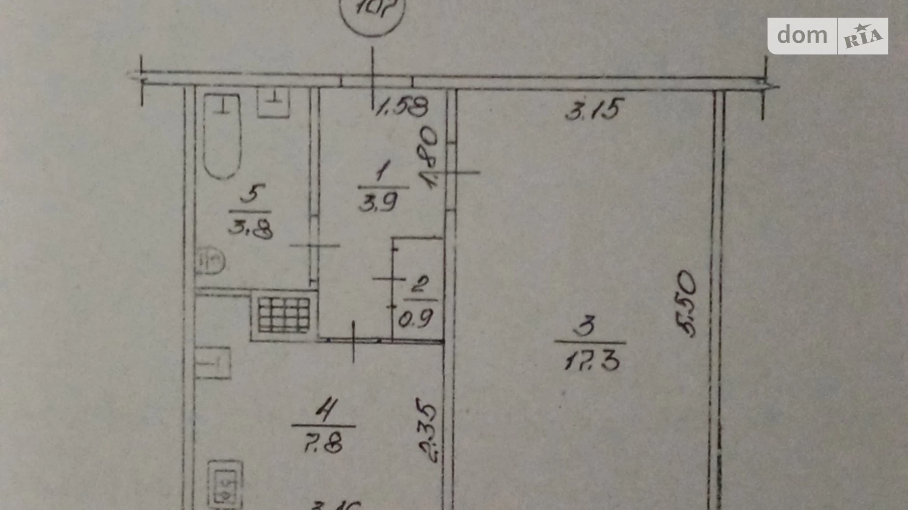 Продается 1-комнатная квартира 34.6 кв. м в Ровно, просп. Генерала Безручка, 7 - фото 3