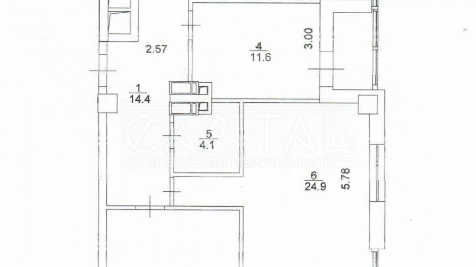 Продается 3-комнатная квартира 109.1 кв. м в Киеве, ул. Андрея Верхогляда(Драгомирова), 1-20А - фото 2