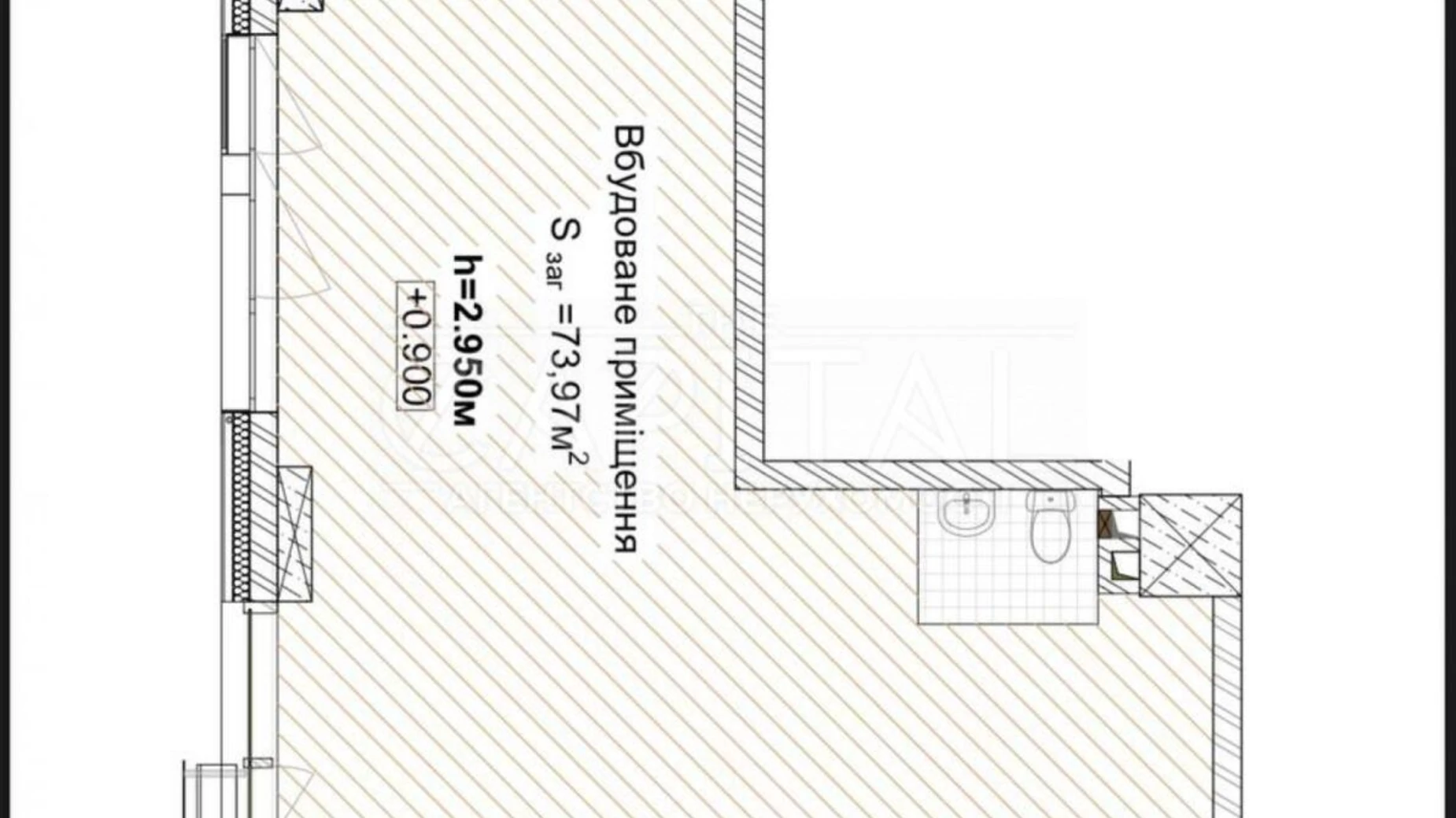 Сдается в аренду помещения свободного назначения 287.97 кв. м в 25-этажном здании, цена: 10079 $ - фото 3