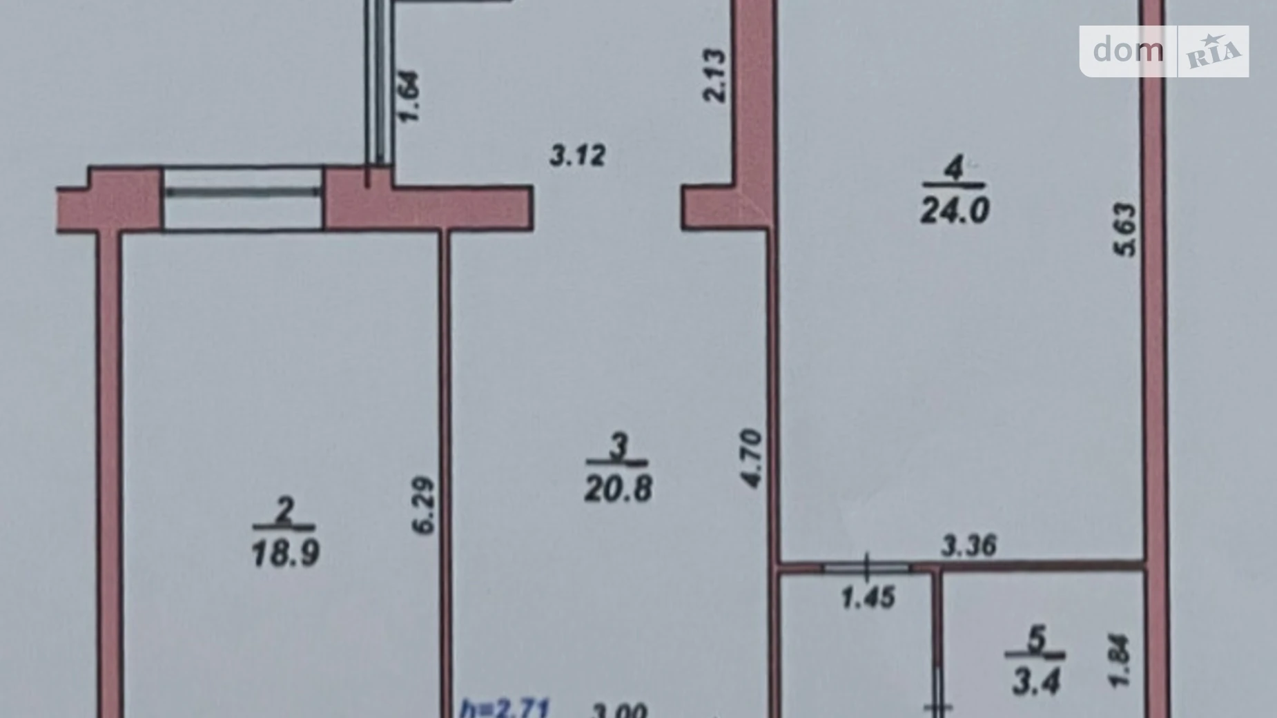 Продается 2-комнатная квартира 78 кв. м в Львове, вул. Пулюя Ивана, 40 корпус 12 - фото 2