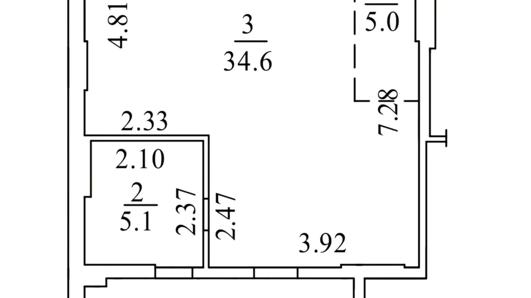 Продается 2-комнатная квартира 64.1 кв. м в Одессе, ул. Профсоюзная, 9А - фото 5