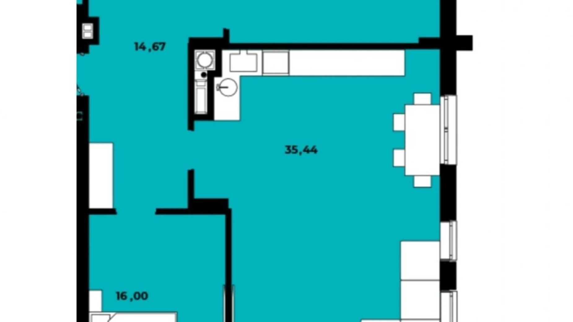 Продается 2-комнатная квартира 91.45 кв. м в Сокольниках, ул. Героев Крут - фото 3