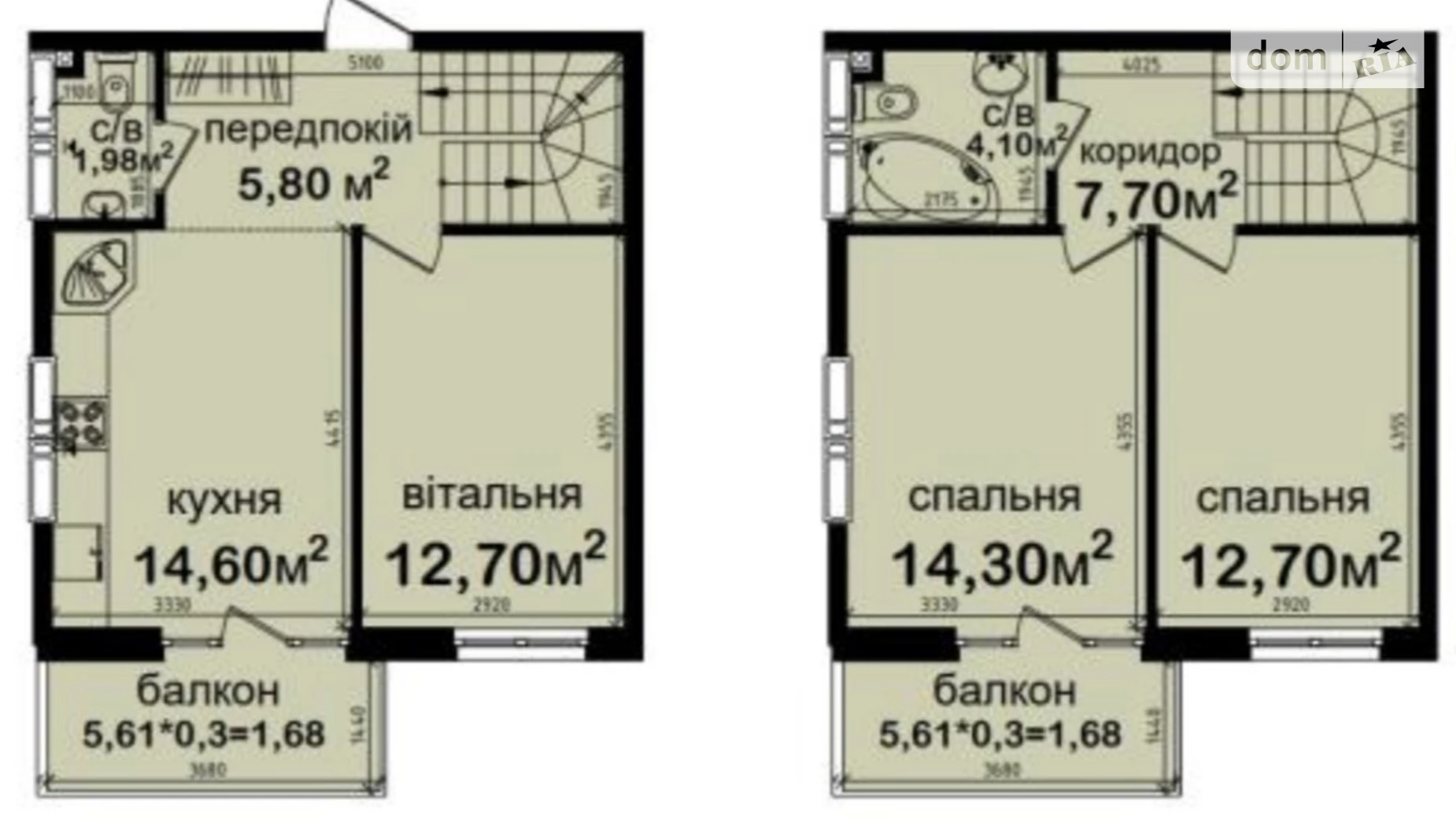 Продается 3-комнатная квартира 77.24 кв. м в Киеве, ул. Метрологическая, 42 - фото 2