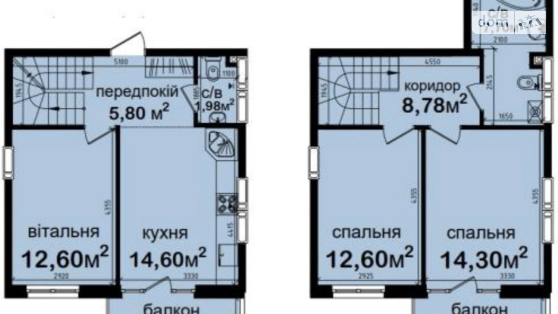 Продается 3-комнатная квартира 81.72 кв. м в Киеве, ул. Метрологическая, 42 - фото 2