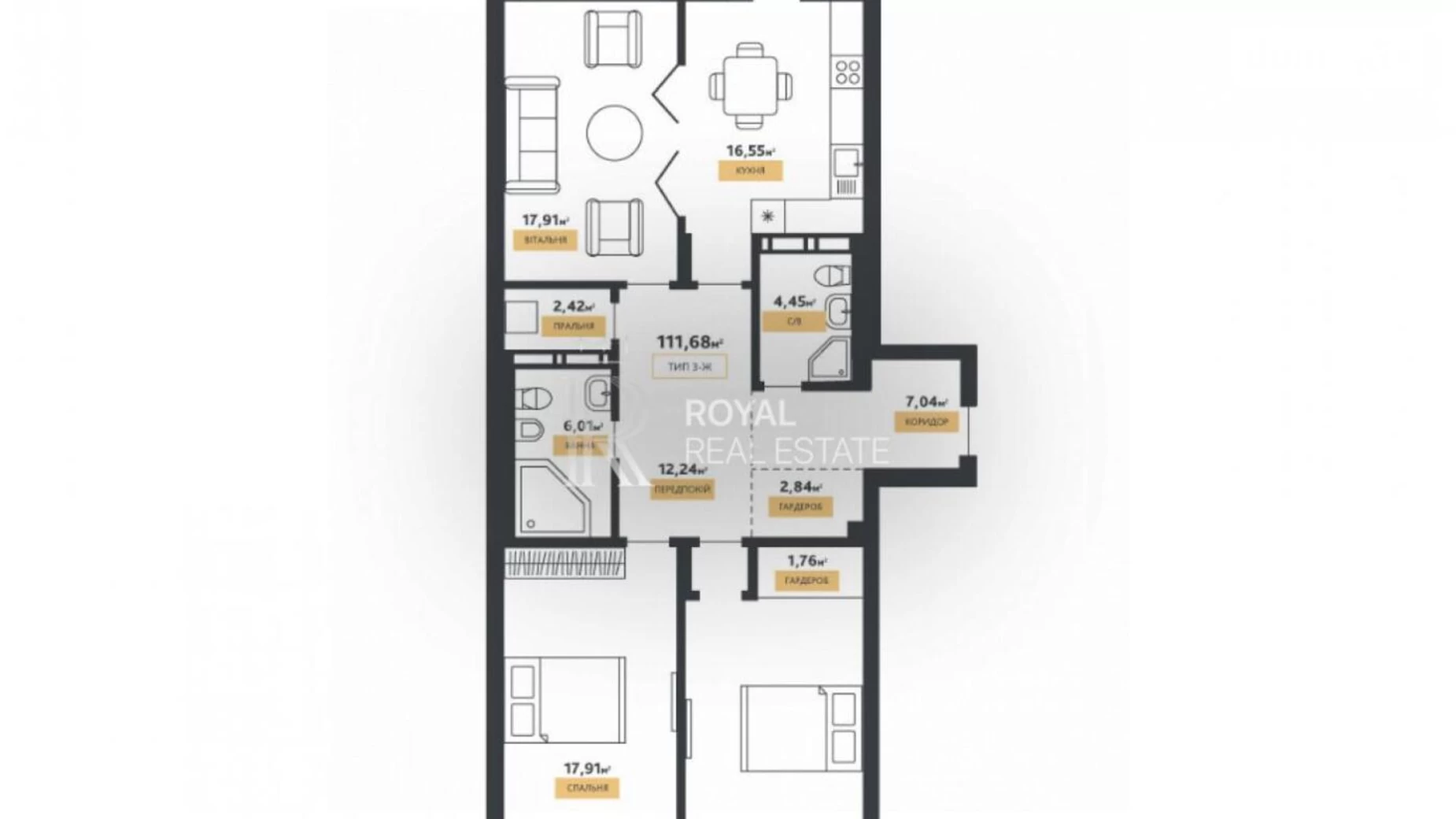 Продается 3-комнатная квартира 112 кв. м в Киеве, ул. Щекавицкая, 46 - фото 2