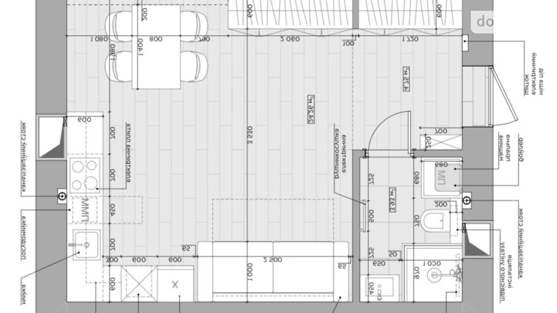 Продается 1-комнатная квартира 32.8 кв. м в Ирпене, ул. Соборная(ІІІ Интернационала), 2К/20 - фото 2