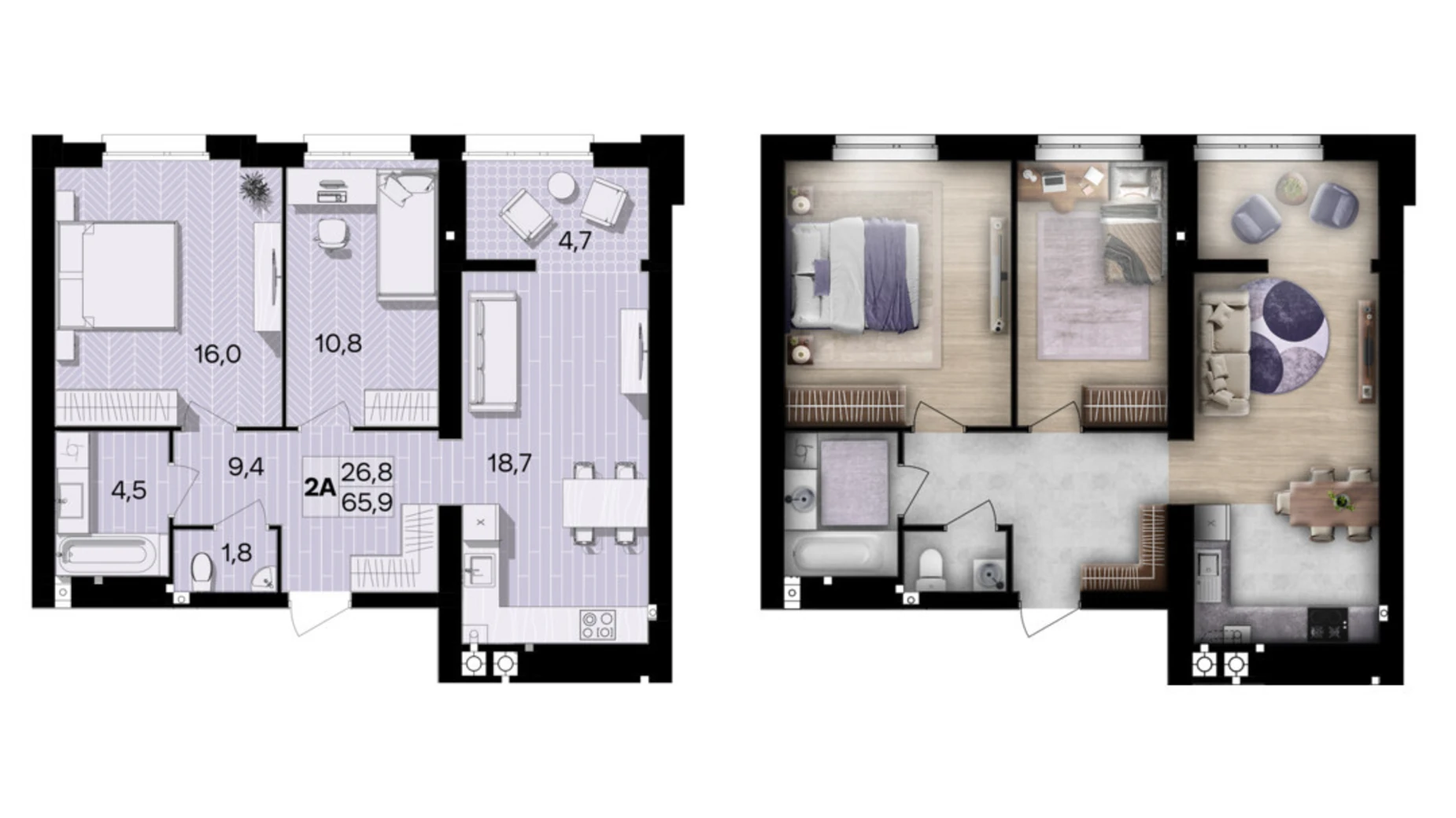 ул. Левка Лукьяненко(Ватутина), 16Б Тяжилов Винница ЖК Lavanda Park - фото 2