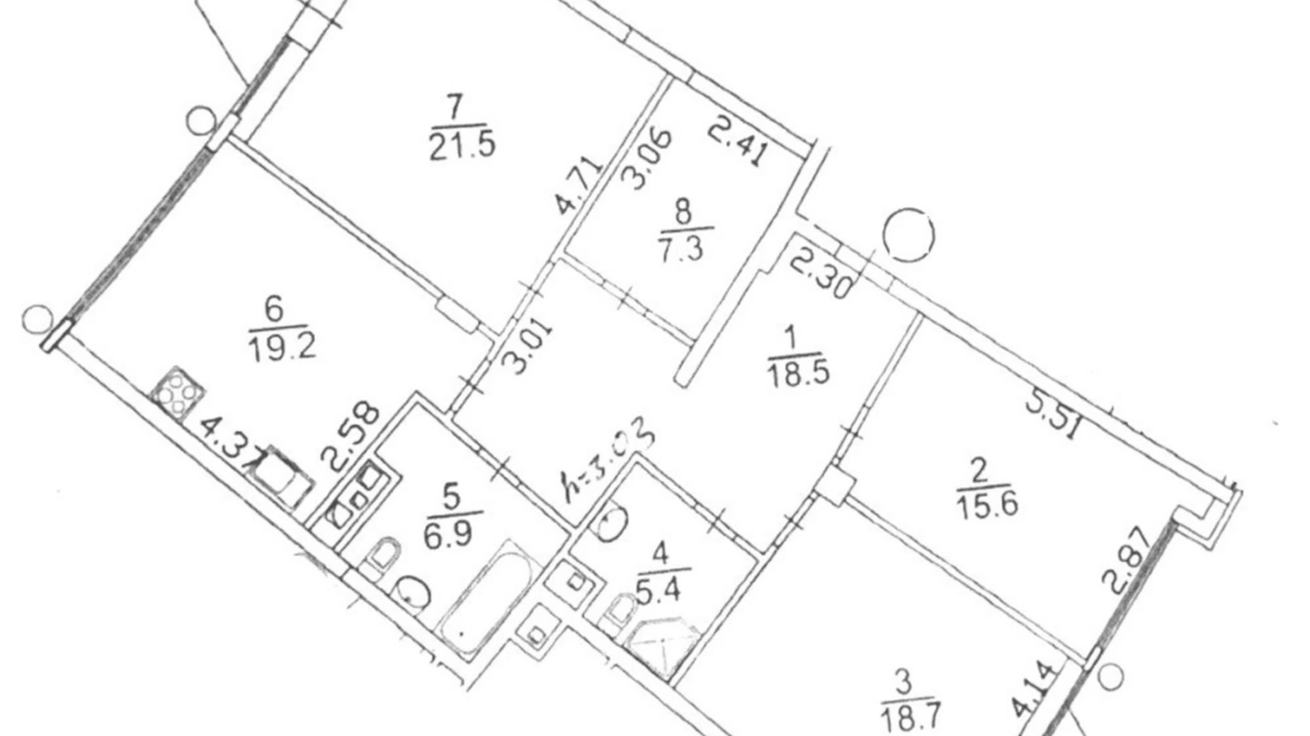 Продается 3-комнатная квартира 115 кв. м в Киеве, ул. Юлии Здановской(Михаила Ломоносова), 71Д - фото 2