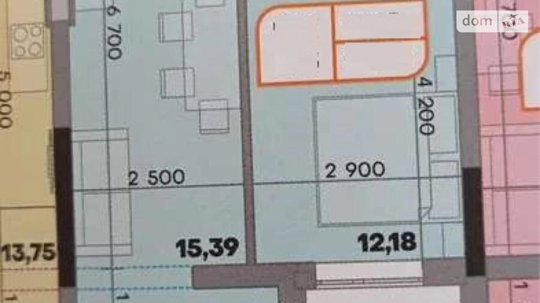 Продається 1-кімнатна квартира 41 кв. м у Лиманці, вул. Академіка Вільямса, 93 корпус 4 - фото 3