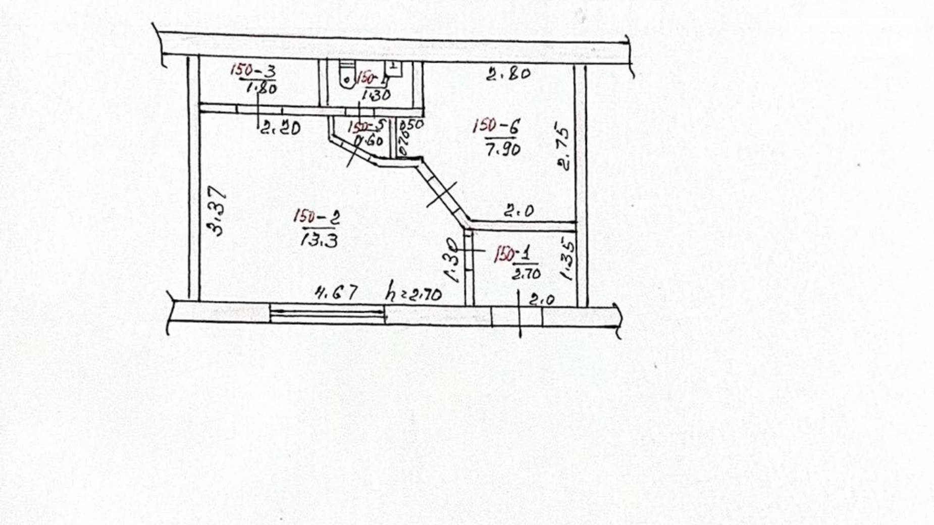 Продається 2-кімнатна квартира 27.6 кв. м у Миколаєві, пров. Парусний, 11А/3 - фото 2