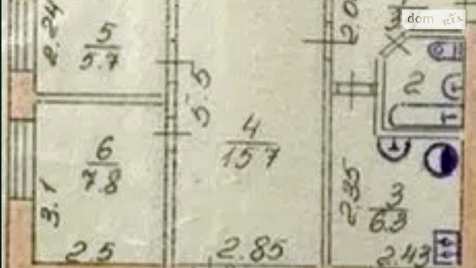 Продается 3-комнатная квартира 43 кв. м в Чернигове, ул. Ивана Выговского(Малиновского), 55 - фото 2