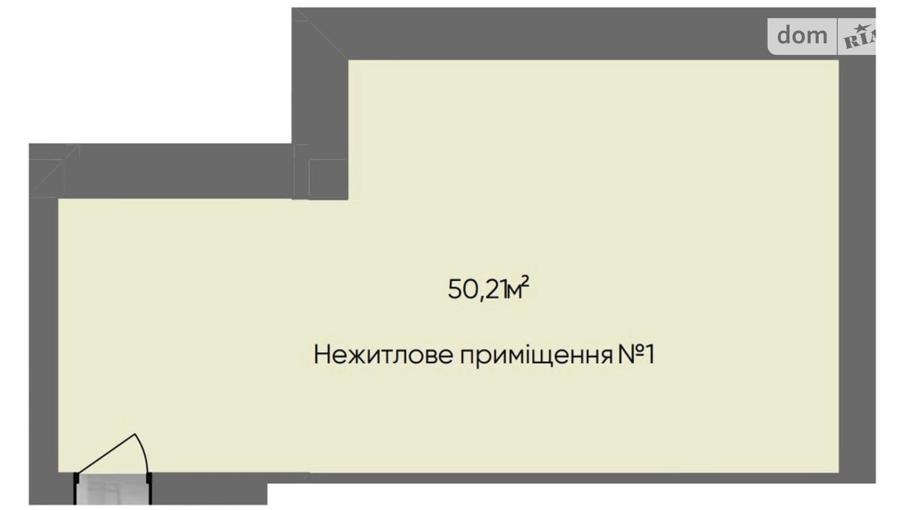 Продается объект сферы услуг 50.21 кв. м в 10-этажном здании, цена: 42679 $ - фото 2