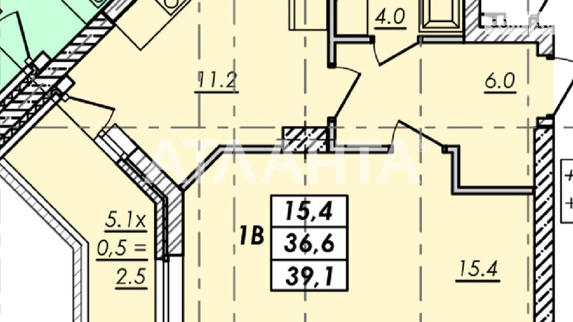 Продается 1-комнатная квартира 39.1 кв. м в Одессе, Овидиопольская дор. - фото 2