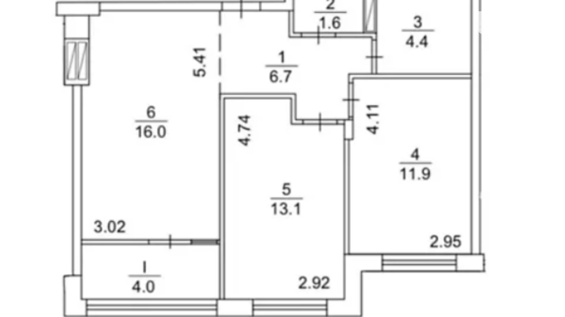 Продається 2-кімнатна квартира 58 кв. м у Гнідині, вул. Ідейна, 17 - фото 2